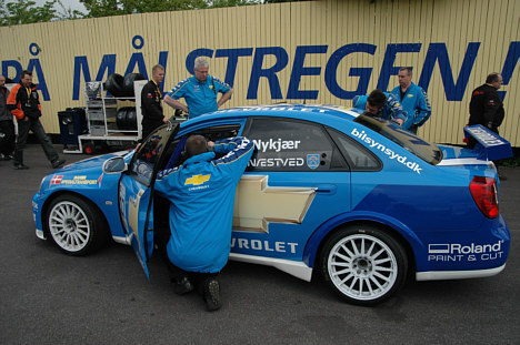 Eksmesteren Michel Nykjær er i år skiftet til Chevrolet.